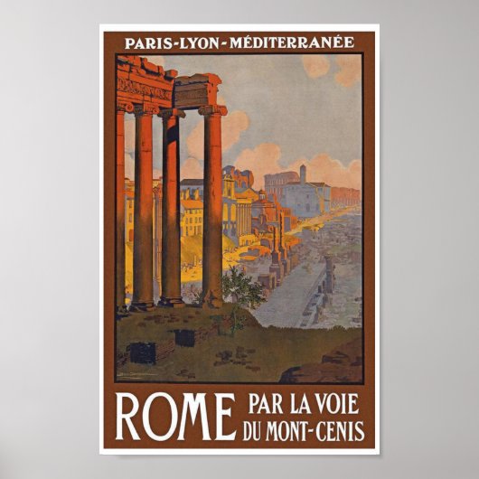  Rome-reisposter Poster (Voorkant)