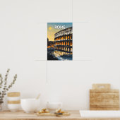 Rome reizen nostalgisch poster (Keuken)