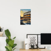 Rome reizen nostalgisch poster (Thuiskantoor)