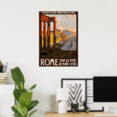 Rome Roma Vintage Travel Poster (Thuiskantoor)