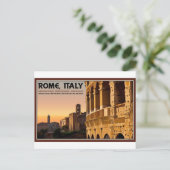 Rome - Roman Forum Sunset Briefkaart (Staand voorkant)