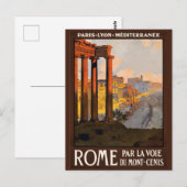 Rome, Rome, Ruines anciennes, Italie Carte postale (Devant / Derrière)