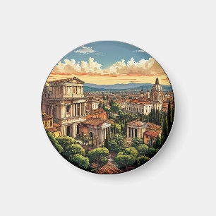 Rome Schitterend uitzicht op historische stadsland Magneet