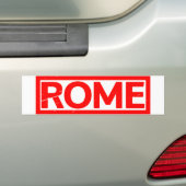 Rome Stamp Bumpersticker (Op auto)