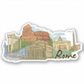 rome sticker (Voorkant)