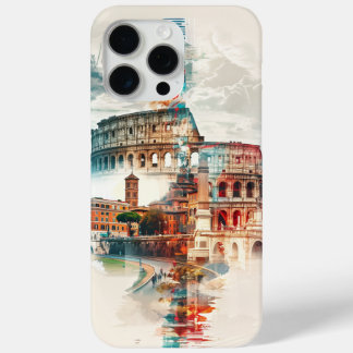 Rome Symfonie: Colosseum & Trevi Fontein iPhone 15 Pro Max Hoesje