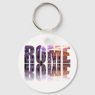 Rome text souvenir sleutelhanger