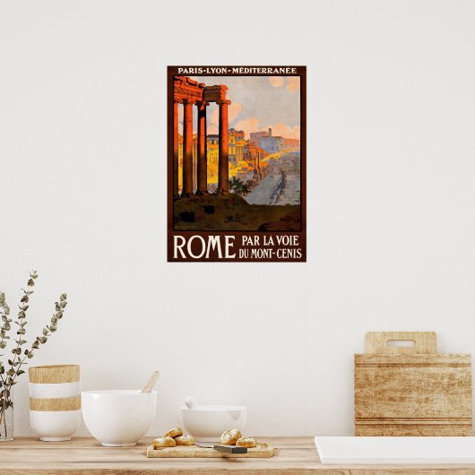 Rome Travel Poster (Keuken)