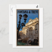 Rome - Trevi Briefkaart (Voorkant / Achterkant)