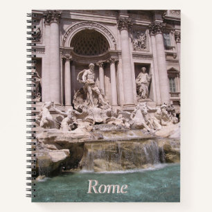 Rome, Trevi Fontein Cust. Notitieboek
