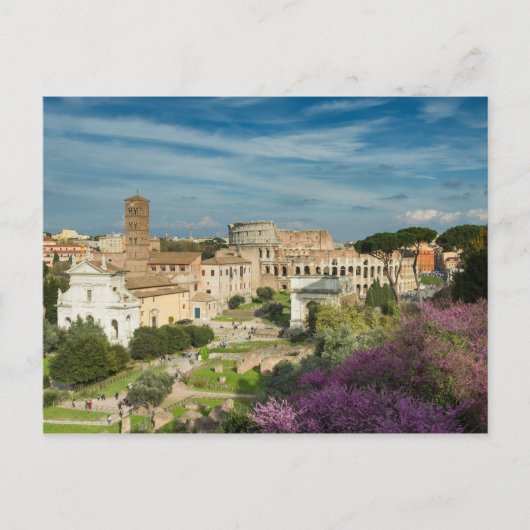 Rome - Uitzicht van het Forum Romanum briefkaart n (Voorkant)