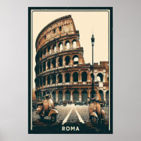 Rome Vespa en Colosseum