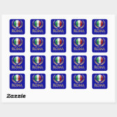 Rome Vierkante Sticker (Vel)