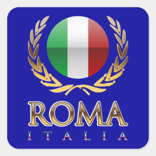 Rome Vierkante Sticker