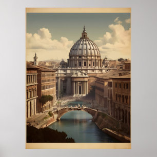 Rome vintage poster