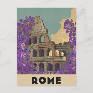 Rome Vintage Reisposter Briefkaart