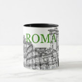 rome voyage souvenir café mug - Customisé (Centre)