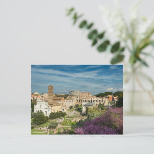 Rome - Vue du Forum Romanum carte postale n° 2 (Debout devant)