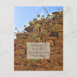 Rome was niet gebouwd in een Briefkaart van de Dag