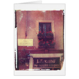 Rome Window met Geraniums