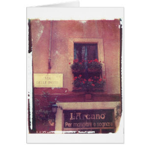 Rome Window met Geraniums