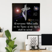 Romeinen 10:13 Poster (Thuiskantoor)