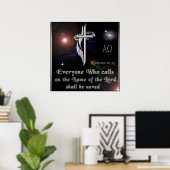 Romeinen 10:13 Poster (Thuiskantoor)