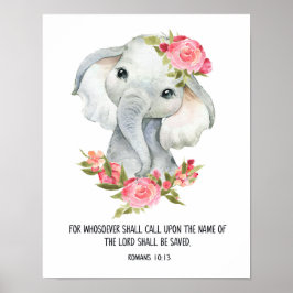 Romeinen 10:13, Zal Gered Worden, Naam Des Heeren, Poster