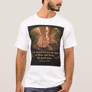 Romeinen 10:15 en Evangelie T-shirt