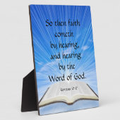 Romeinen 10:17 fotoplaat (Zijkant)