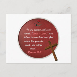 Romeinen 10:9 briefkaart