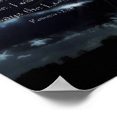 Romeinen 12:19 VENGEANCE | Lonen en bliksem Poster (Hoek)