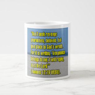 Romeinen 12:19 WEBU Mug Extra Grote Beker