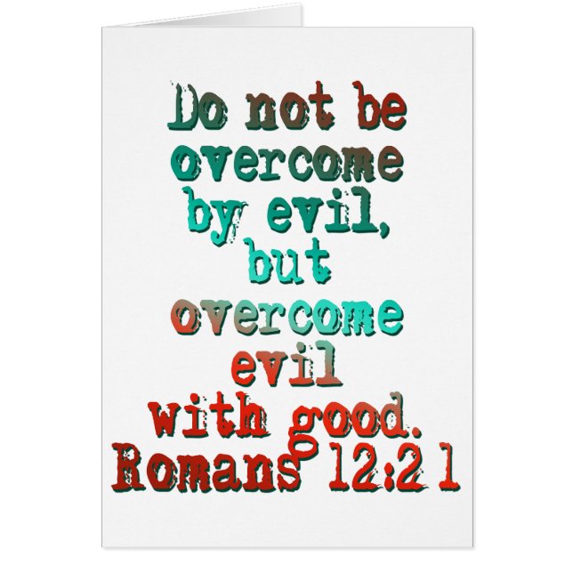 Romeinen 12:21 (Voorkant)