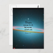 Romeinen 12:21 briefkaart (Voorkant / Achterkant)