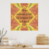 Romeinen 12:21 Poster (Keuken)