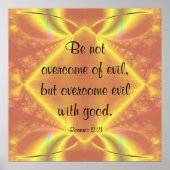 Romeinen 12:21 Poster (Voorkant)