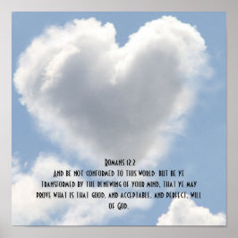 Romeinen 12:2 Inspirerend-Bijbelse-Verse-Ziekenver Poster
