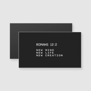Romeinen 12:2 Nieuwe Geest Leven Schepping Minimal