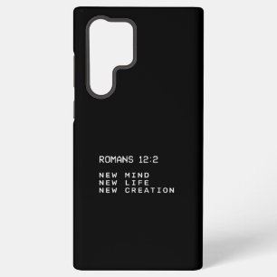 Romeinen 12:2 Nieuwe Geest Leven Schepping Minimal Samsung Galaxy Hoesje