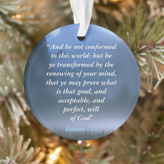Romeinen 12:2 ornament (Boom)