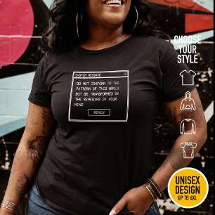 Romeinen 12:2 Pas je niet aan Christelijke Streetw Grote Maat T-shirt