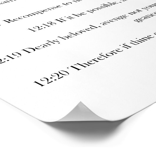 Romeinen 12 poster (Hoek)