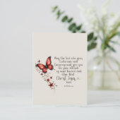 Romeinen 15:5 Bijbelvers Afbeelding Briefkaart (Staand voorkant)