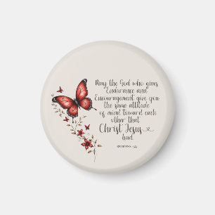 Romeinen 15:5 Bijbelvers Afbeelding Magneet