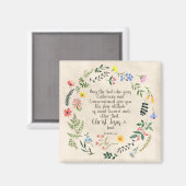 Romeinen 15:5 Bijbelvers Afbeelding Magneet (Voorkant / Achterkant)