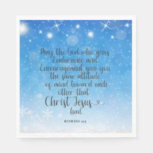 Romeinen 15:5 Bijbelvers Papieren servetten
