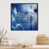 Romeinen 3:23-24 poster (Keuken)