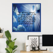 Romeinen 3:23-24 poster (Thuiskantoor)