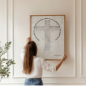 Romeinen 5:8 Christelijke Schrift Poster